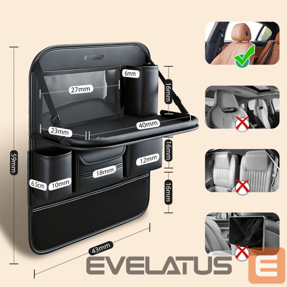 Other goods Tech-Protect Tech-Protect UCA100 Car Organizer - Black