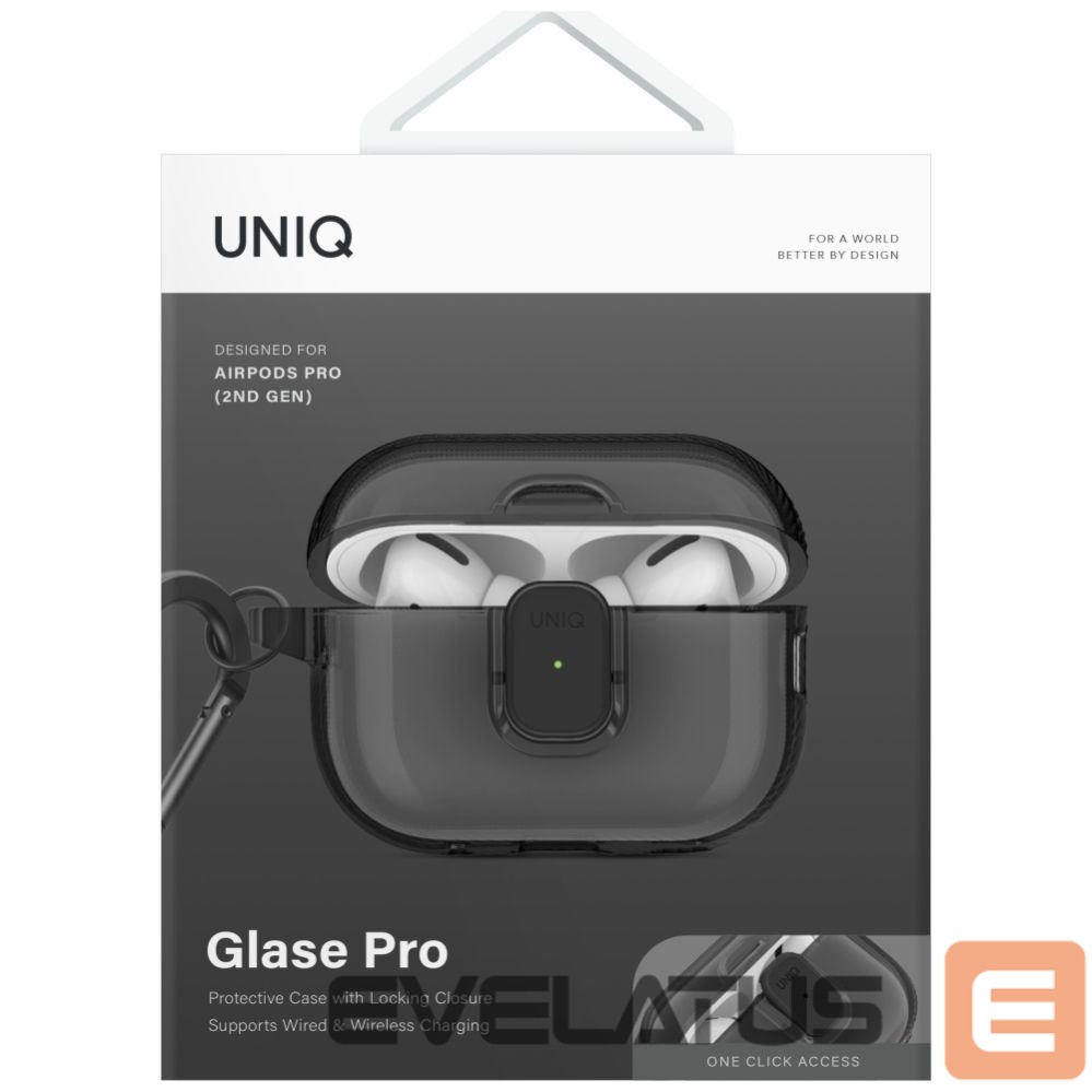 Other goods UNIQ Uniq Glase Pro Case for AirPods Pro 2 - Black