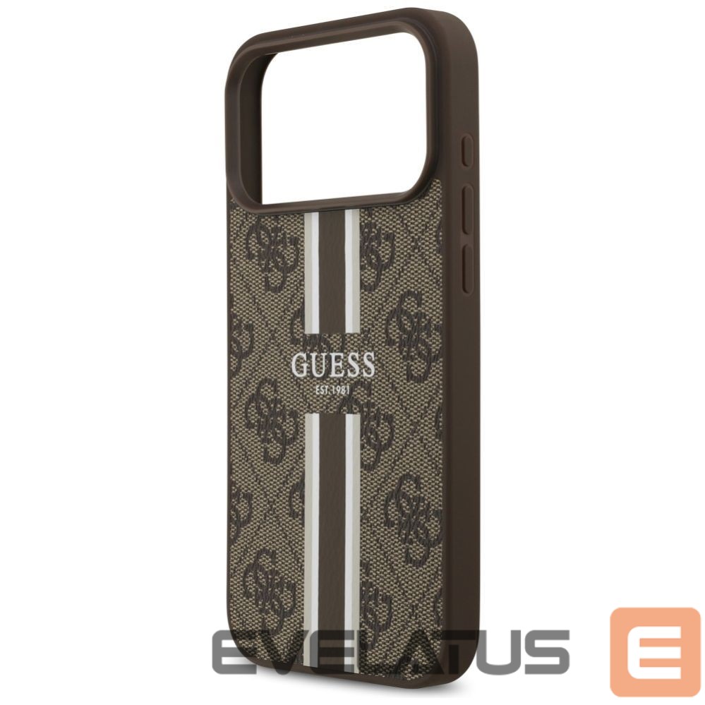 Other goods Guess Guess 4G Printed Stripes MagSafe case for iPhone 17 Pro Max - brown