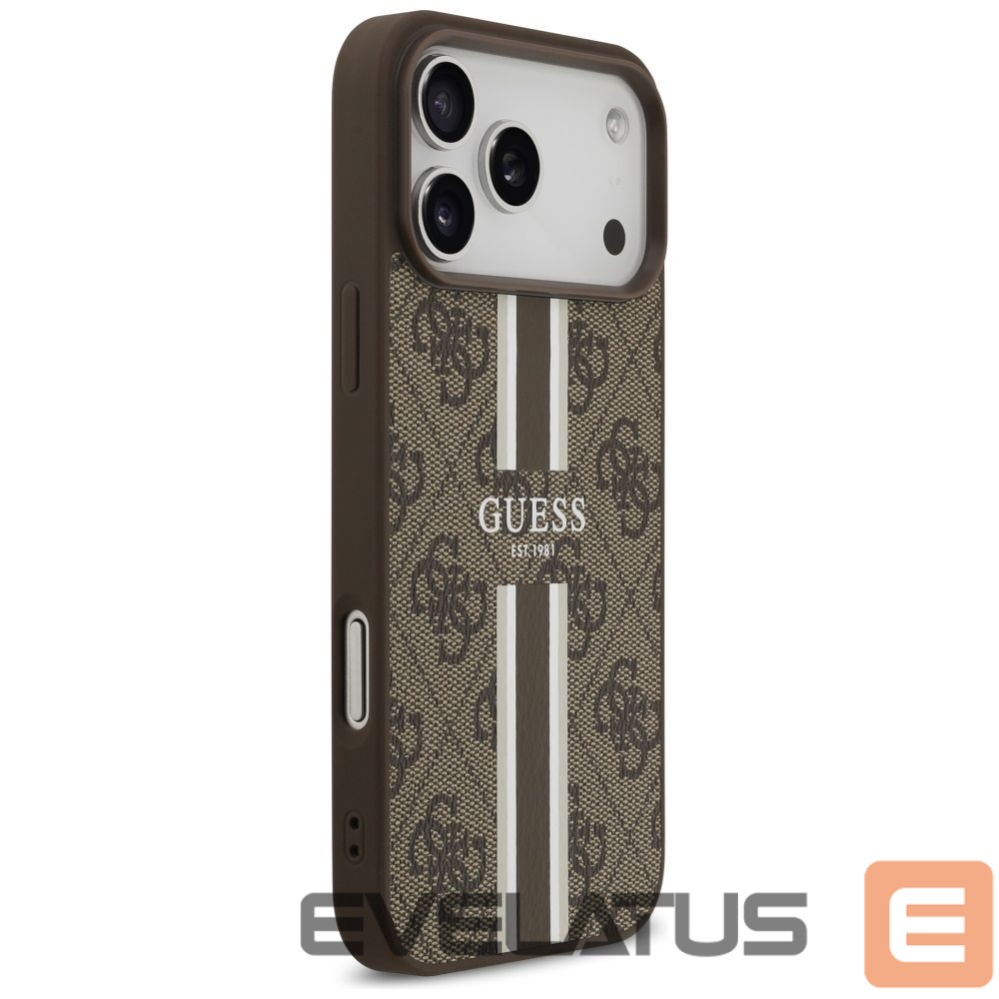 Other goods Guess Guess 4G Printed Stripes MagSafe case for iPhone 17 Pro Max - brown