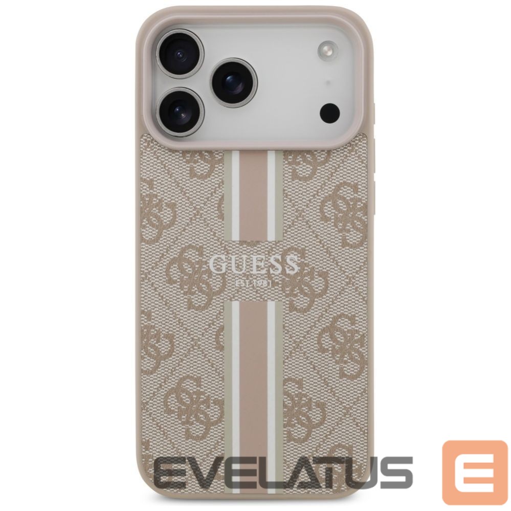 Other goods Guess Guess 4G Printed Stripes MagSafe case for iPhone 17 Pro Max - pink