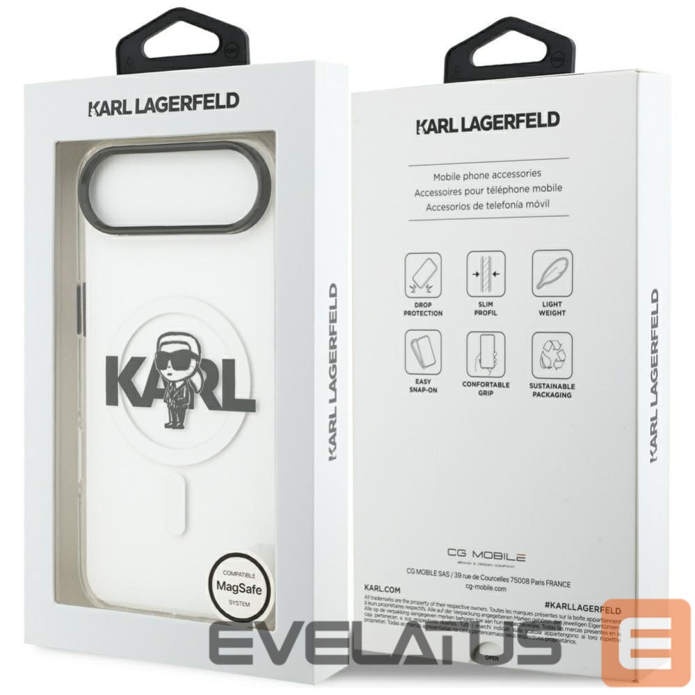 Other goods Karl Lagerfeld Karl Lagerfeld IML Karl Sketch Logo MagSafe Case for iPhone 17 Air - Transparent