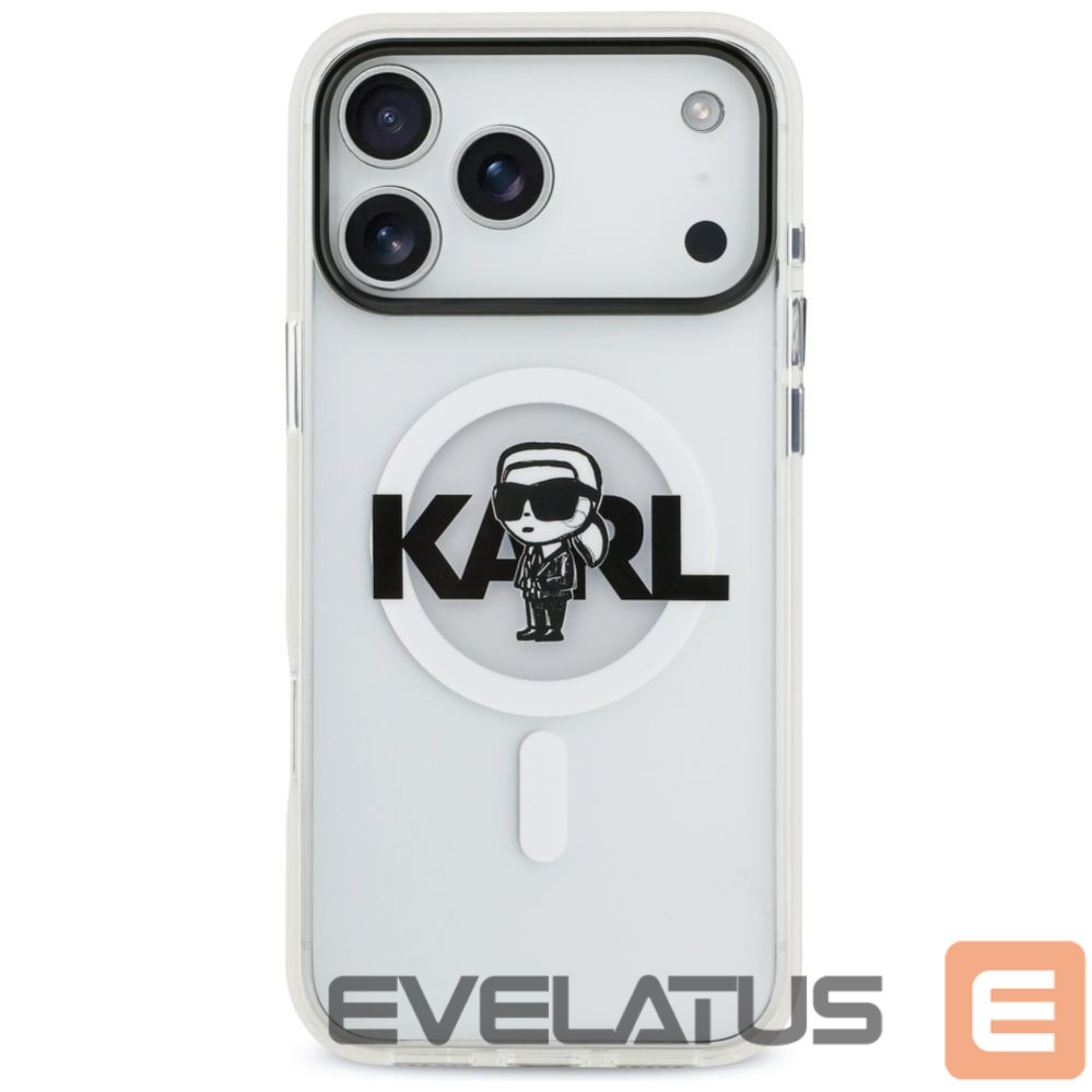 Other goods Karl Lagerfeld Karl Lagerfeld IML Karl Sketch Logo MagSafe Case for iPhone 17 Pro Max - Transparent
