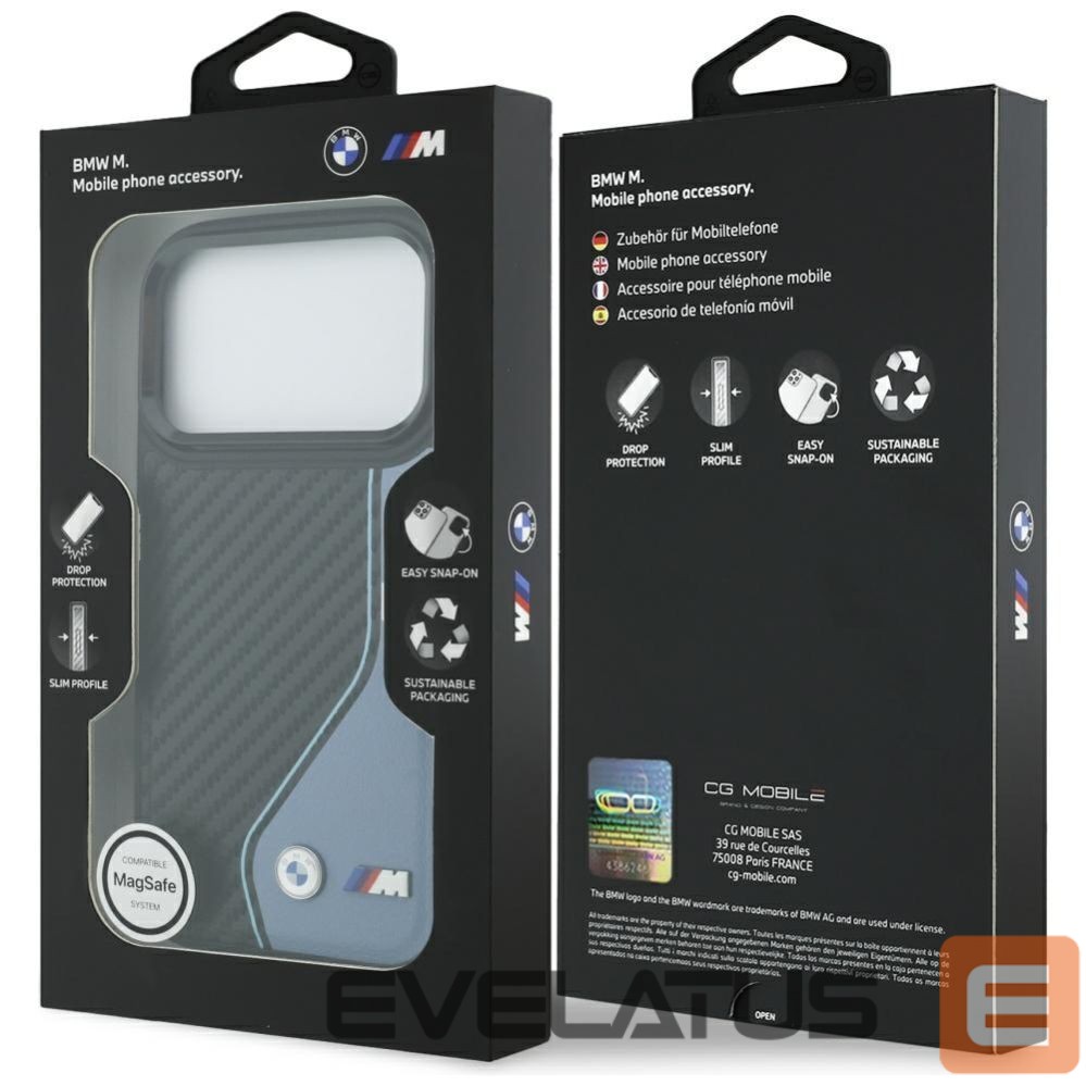 Other goods BMW BMW M Carbon Logo MagSafe Case for iPhone 17 Pro - Blue