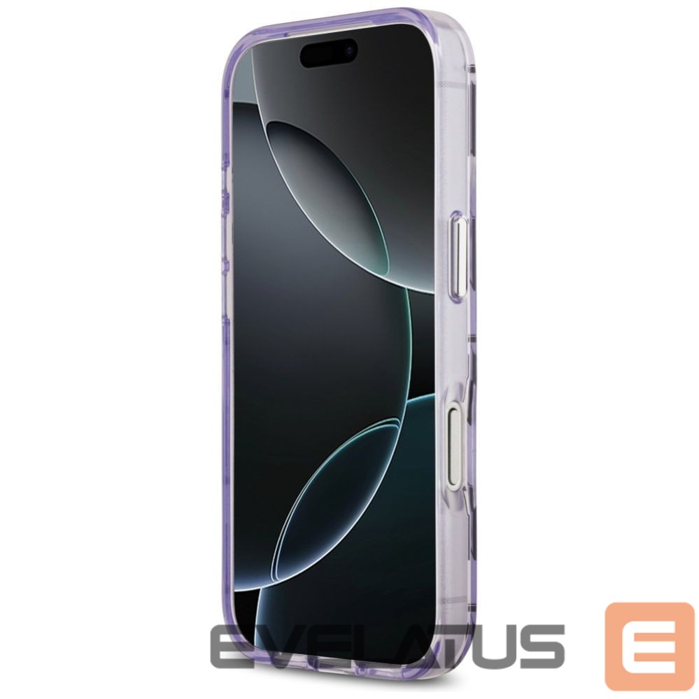 Back panel cover Karl Lagerfeld Karl Lagerfeld IML KL Monogram MagSafe Case for iPhone 17 Pro - Purple
