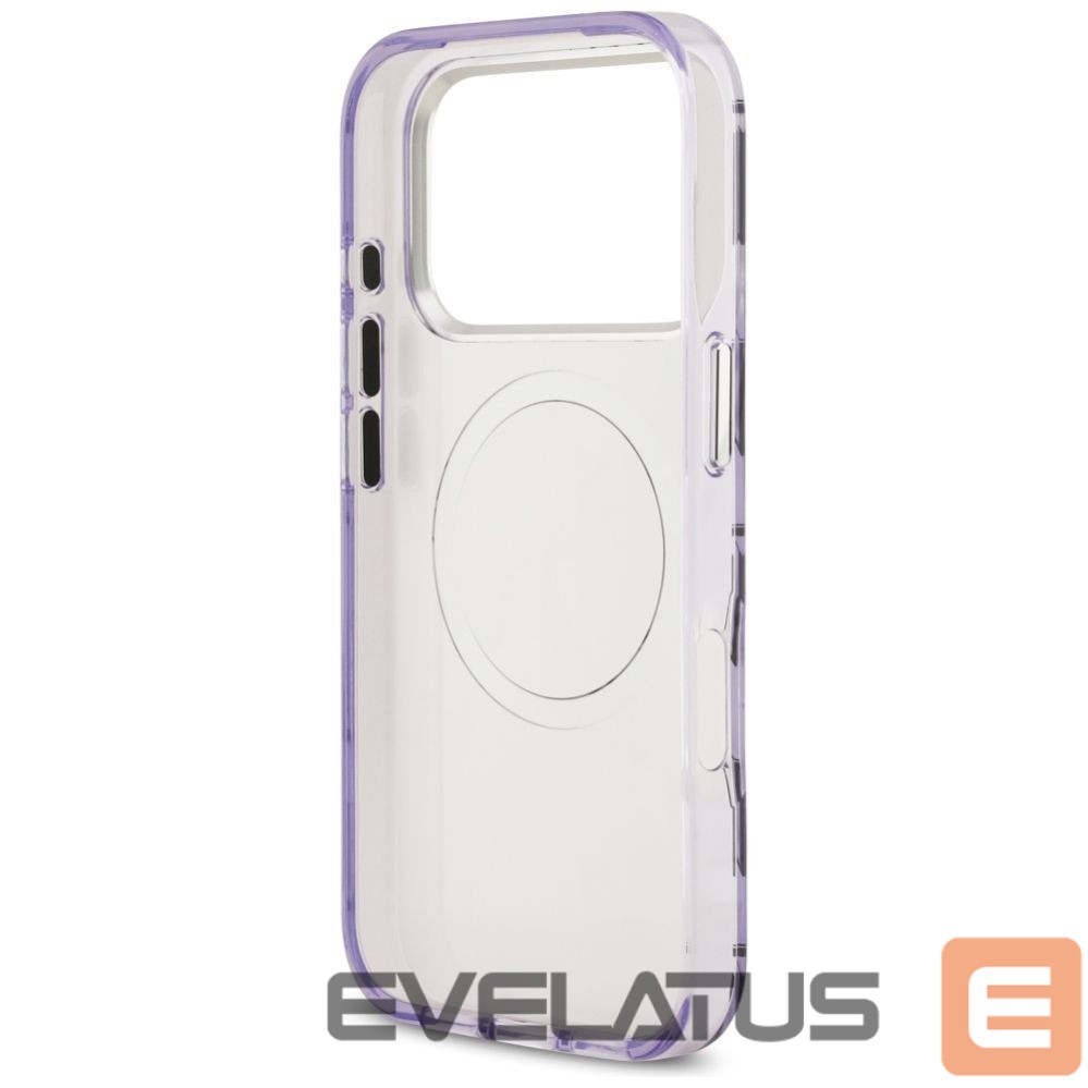 Back panel cover Karl Lagerfeld Karl Lagerfeld IML KL Monogram MagSafe Case for iPhone 17 Pro - Purple