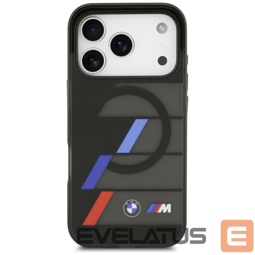 Other goods BMW BMW M IML Metal Buttons Tricolor Lines MagSafe Case for iPhone 17 Pro - Black