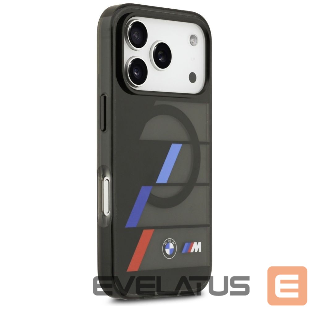 Other goods BMW BMW M IML Metal Buttons Tricolor Lines MagSafe Case for iPhone 17 Pro - Black