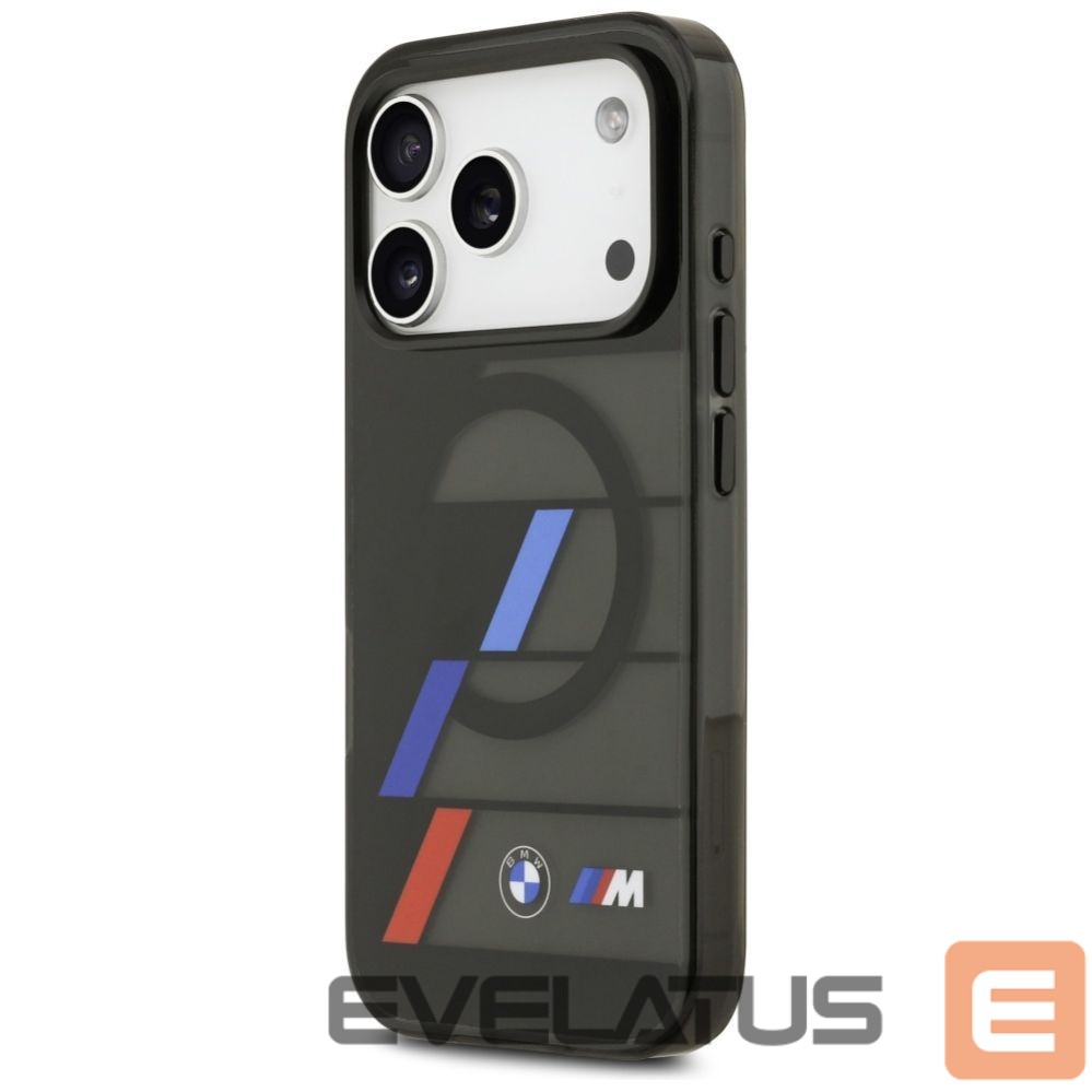 Other goods BMW BMW M IML Metal Buttons Tricolor Lines MagSafe Case for iPhone 17 Pro - Black