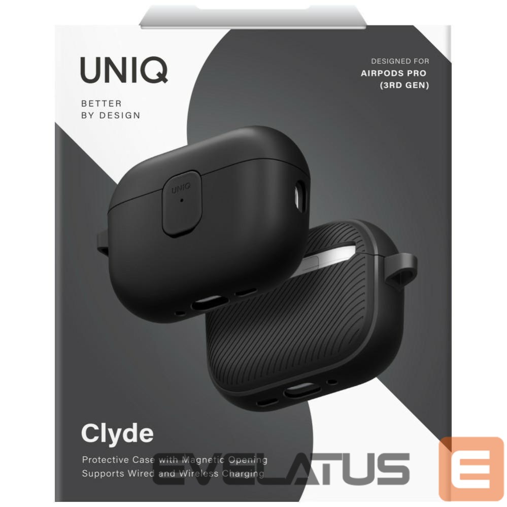 Other goods UNIQ Uniq Clyde Case for AirPods Pro 3 - Black and Gray