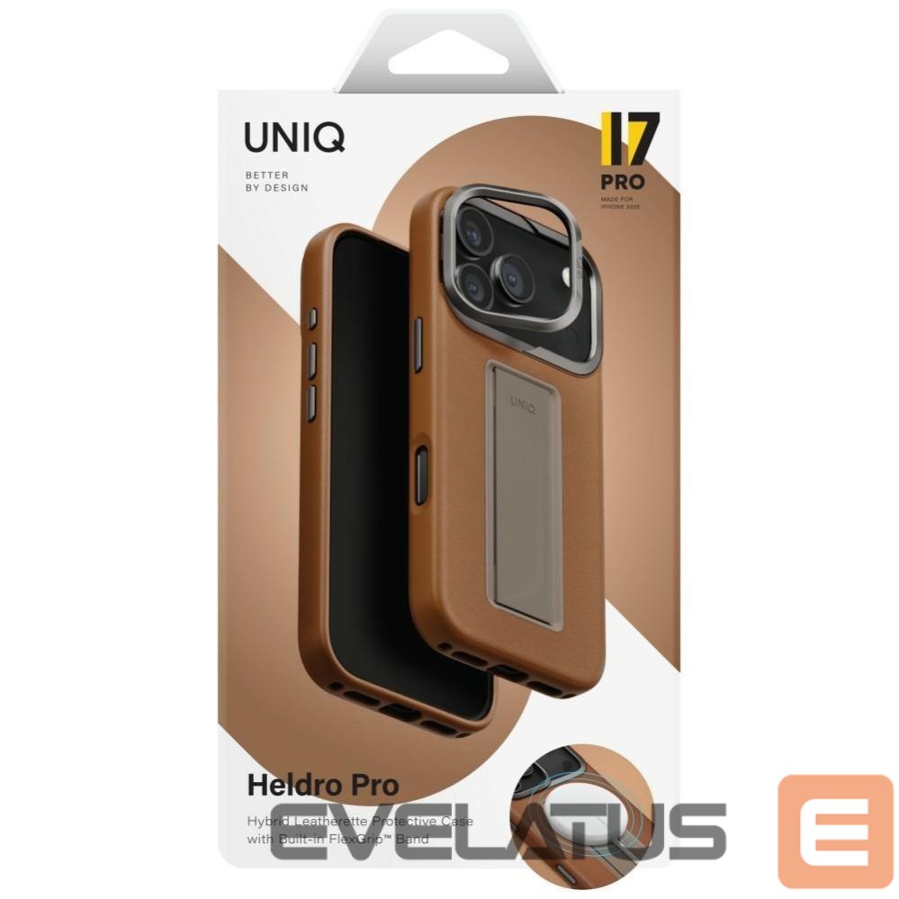 Other goods UNIQ Uniq Heldro Pro Magclick Charging Case for iPhone 17 Pro - Brown