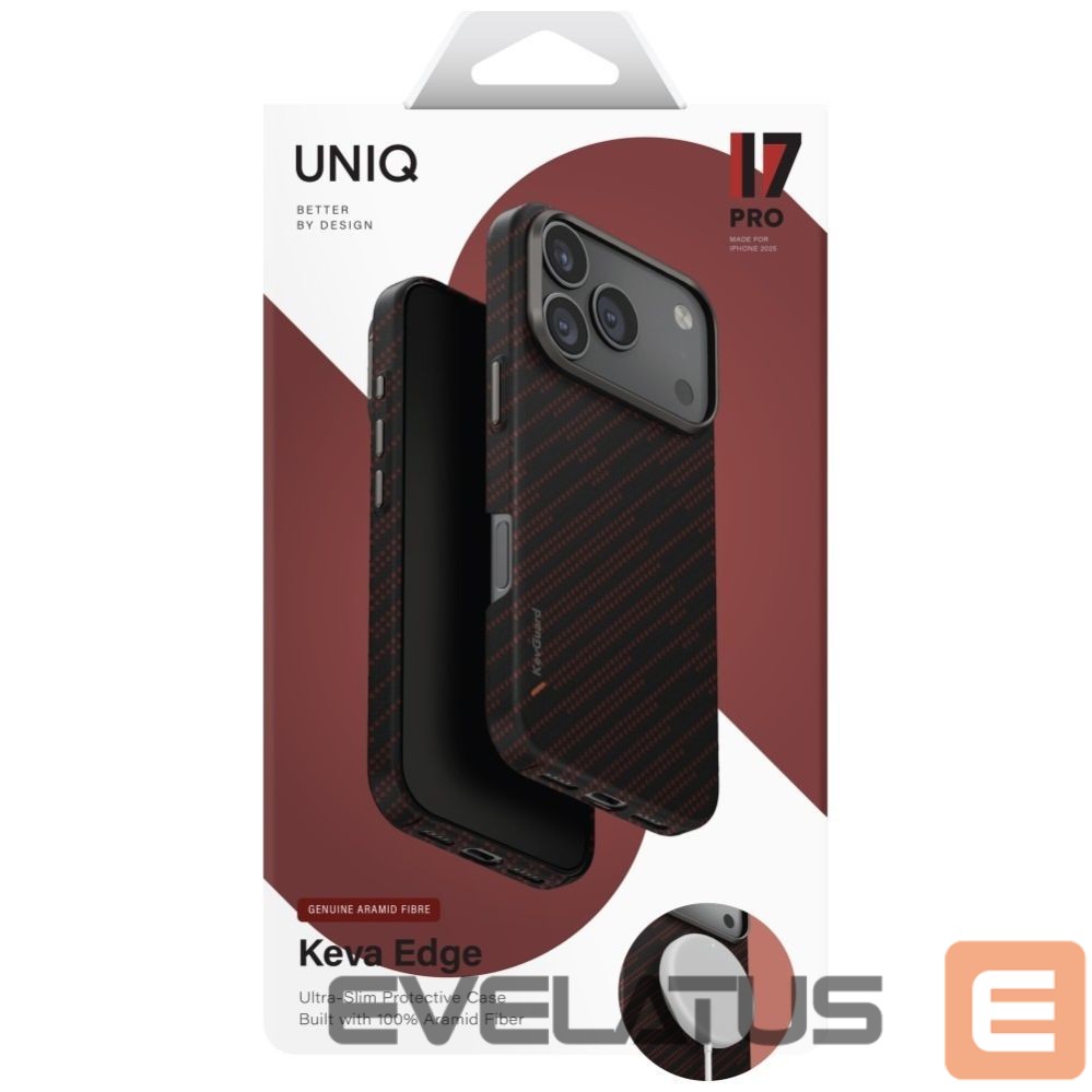 Other goods UNIQ Uniq Keva EDGE Magclick Charging Case for iPhone 17 Pro - Orange