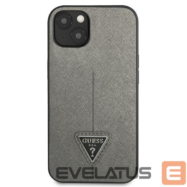 Other goods Guess Guess SaffianoTriangle Logo case for iPhone 13 / 14 / 15 6.1" - silver