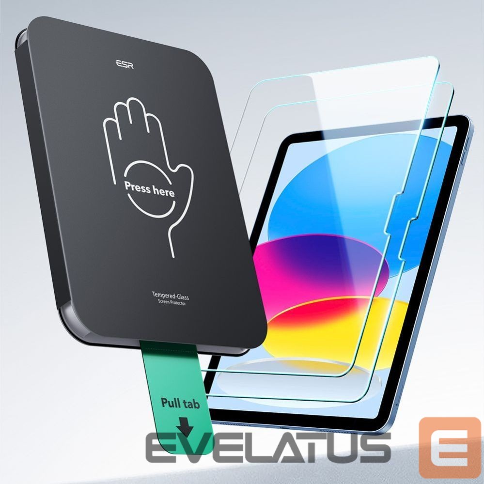Other goods ESR ESR UltraFit Tempered Glass 2-pack for iPad 10.9" 2022 (10th gen.) / 11" 2025 (11th gen.)