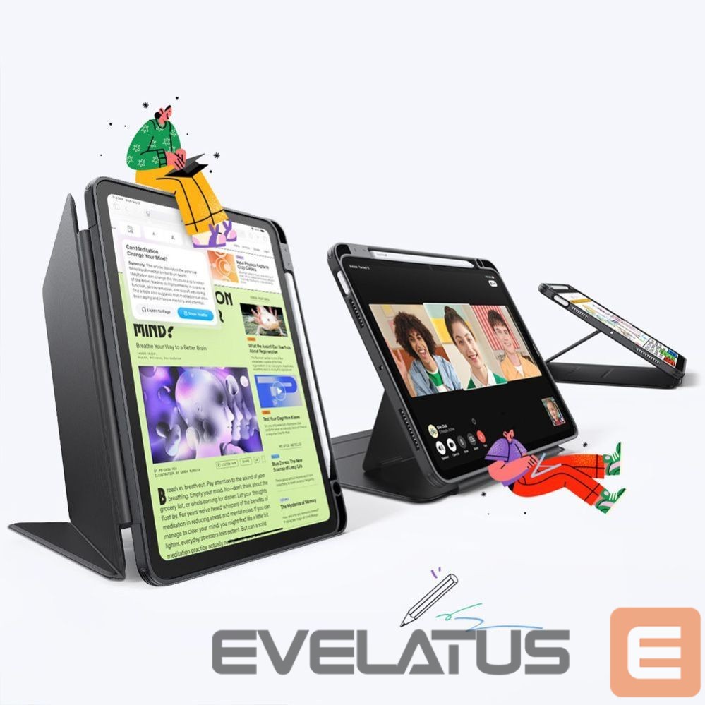 Other goods ESR ESR Flip Hybrid Case for iPad 10.9" (2020/2022) / 11" (2024/2025/2026) - Black