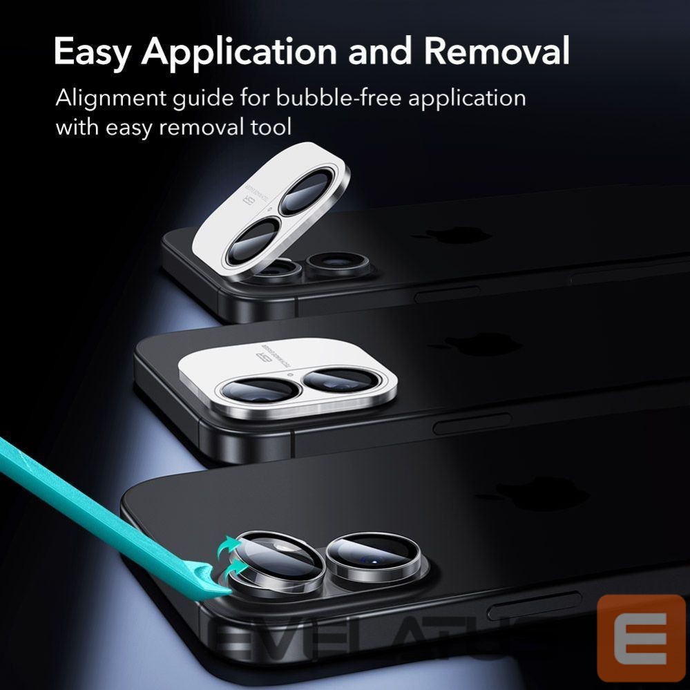 Other goods ESR ESR Armorite Camera Cover for iPhone 16 / 16 Plus / 17 - Transparent