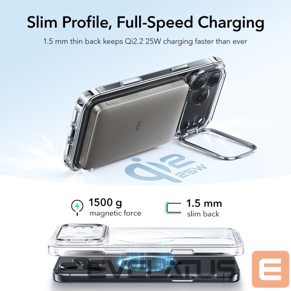 Other goods ESR ESR Classic Hybrid Kickstand MagSafe Case for iPhone 17 Pro - Clear
