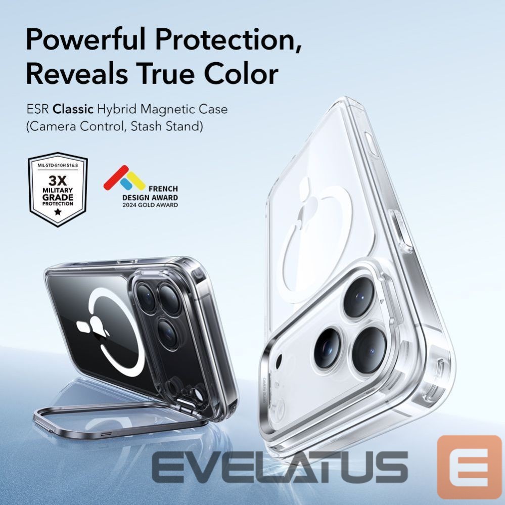 Other goods ESR ESR Classic Hybrid Kickstand MagSafe Case for iPhone 17 Pro - Clear
