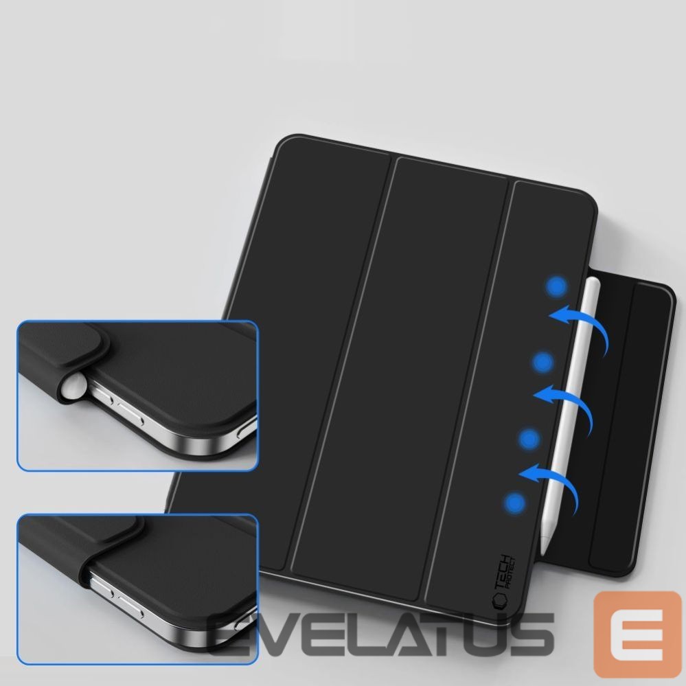 Other goods Tech-Protect Tech-Protect Smartcase Magnetic for iPad 10.9” 2022 / iPad 11” 2025 - black