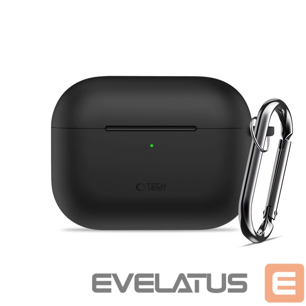 Other goods Tech-Protect Tech-Protect Silicone Hook Case for AirPods Pro 3 - Black