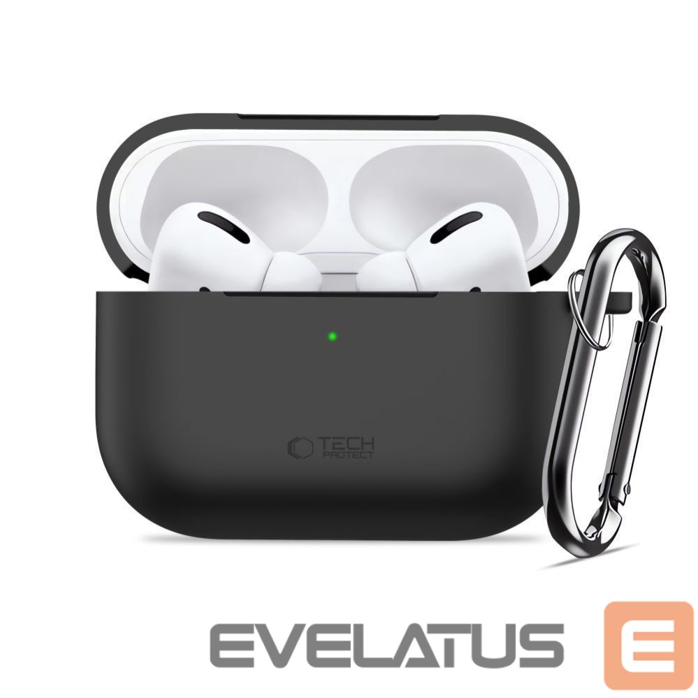 Other goods Tech-Protect Tech-Protect Silicone Hook Case for AirPods Pro 3 - Black