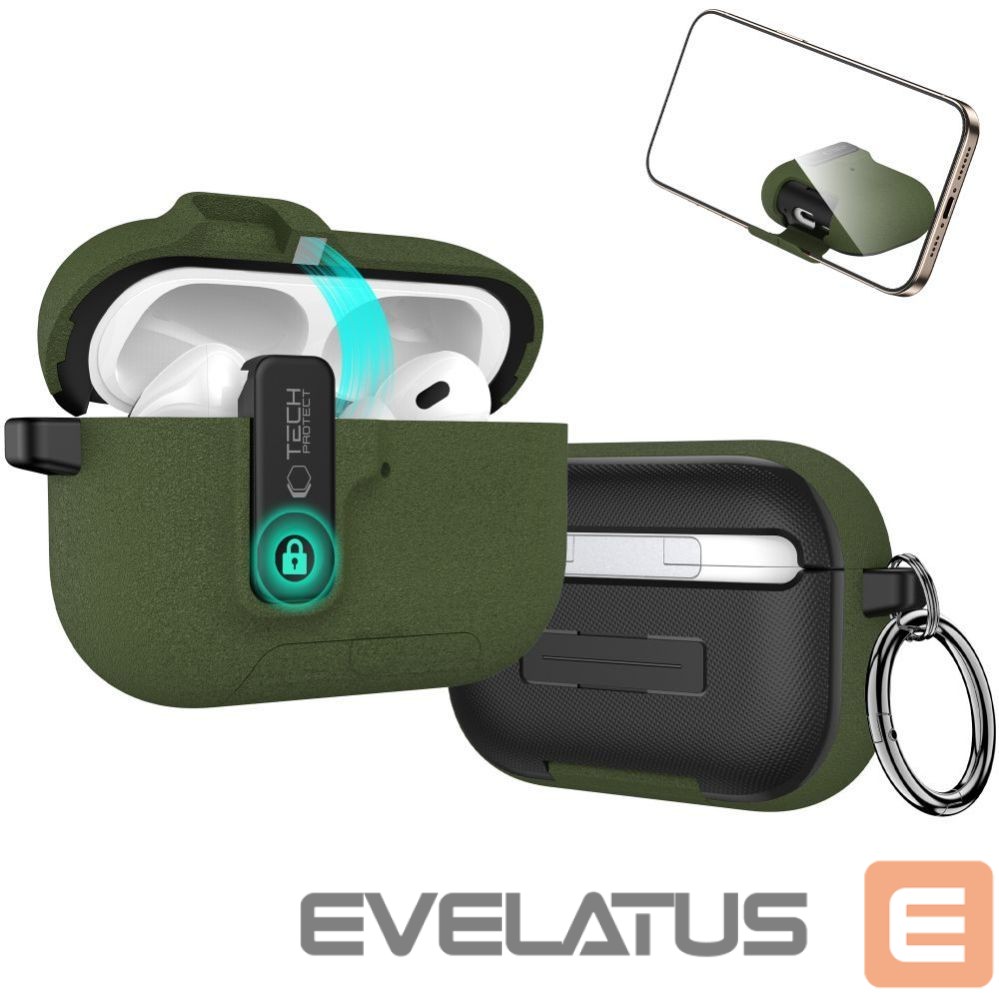 Other goods Tech-Protect Tech-Protect Slim Hook Case for AirPods Pro 3 - Green