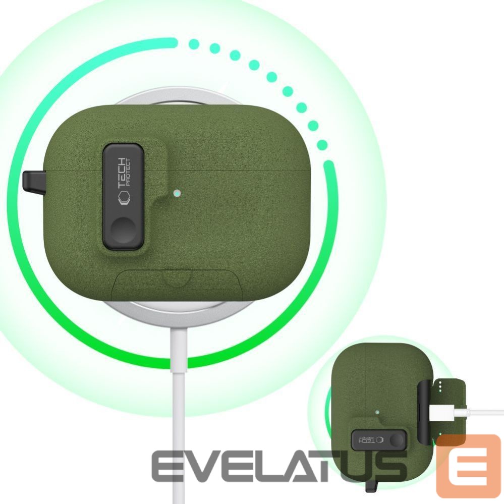 Other goods Tech-Protect Tech-Protect Slim Hook Case for AirPods Pro 3 - Green