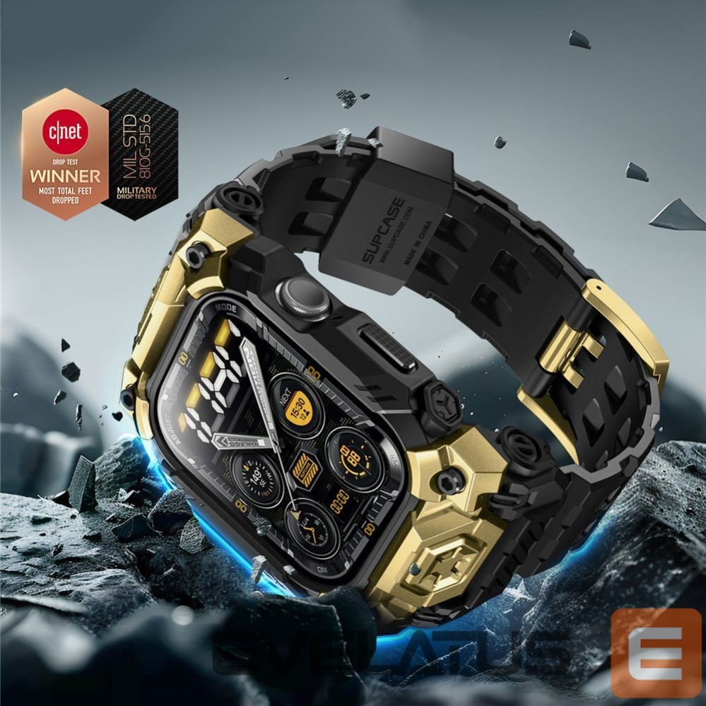 Other goods Supcase Supcase Unicorn Beetle Ore Case for Apple Watch 10/11 (46 mm) - Black and Gold