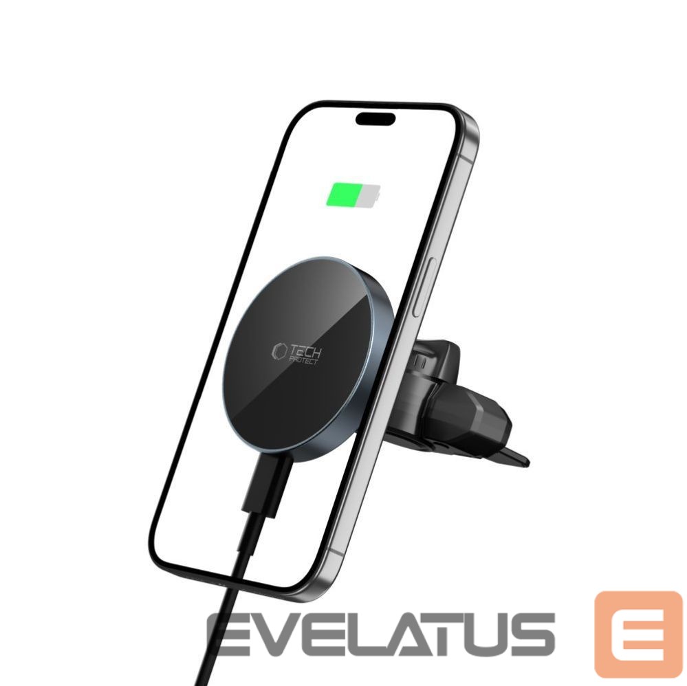Other goods Tech-Protect Tech-Protect mm15W-V5 Magnetic MagSafe Car Mount for Air Vent/CD Slot - Black
