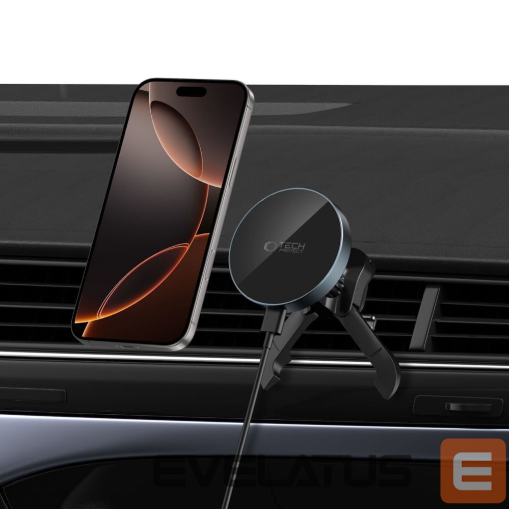 Other goods Tech-Protect Tech-Protect mm15W-V5 Magnetic MagSafe Car Air Vent Mount - Black