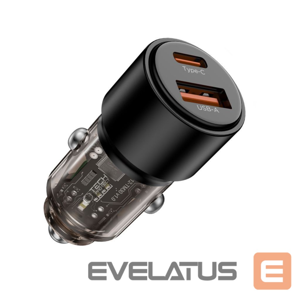 Other goods Tech-Protect Tech-Protect CC03 95W 2-Port USB-A / USB-C Car Charger - Black