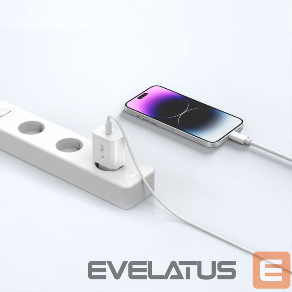 Other goods Tech-Protect Tech-Protect NC20W Wall Charger with 100 cm USB-C / Lightning Cable - White