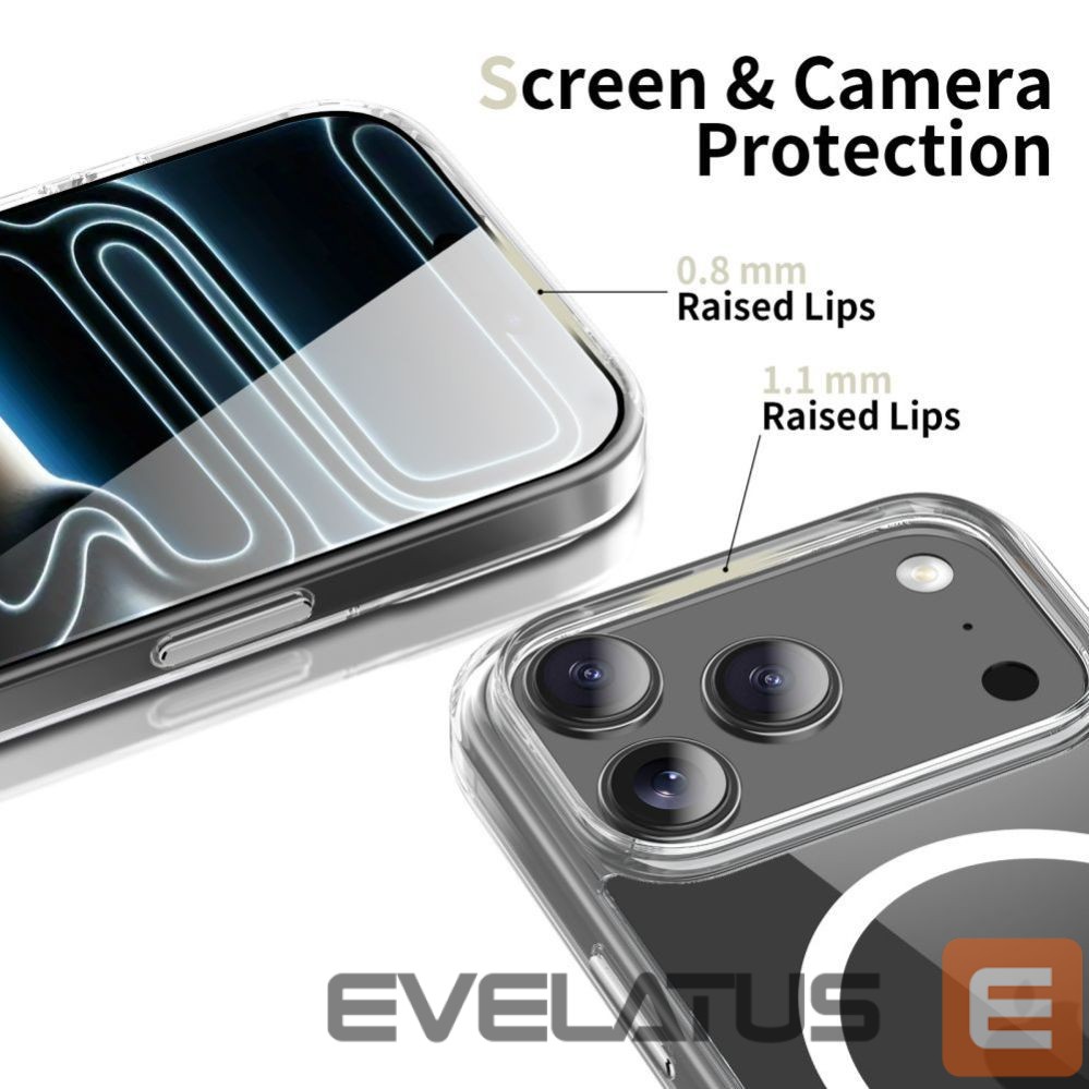 Other goods Tech-Protect Tech-Protect Flexair Hybrid CC MagSafe Case for iPhone 17 Pro Max - Clear
