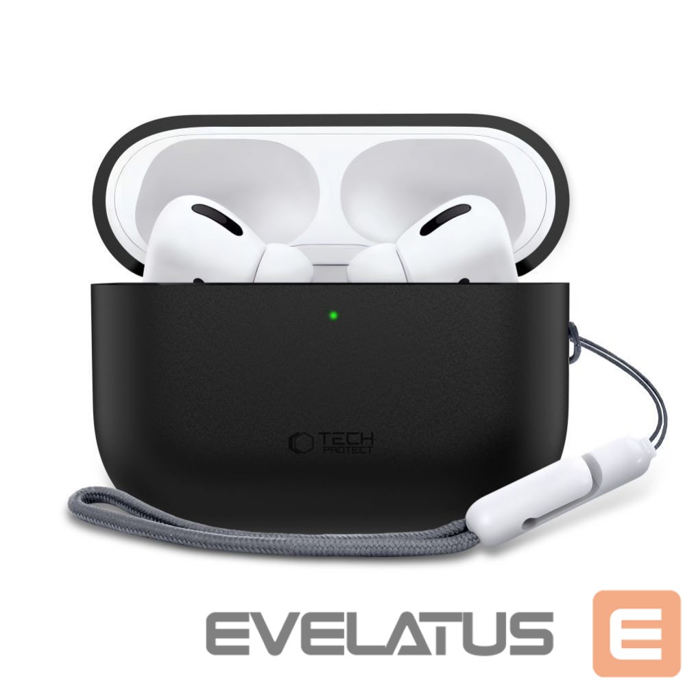 Other goods Tech-Protect Tech-Protect Silicone Case for AirPods Pro 3 - Black