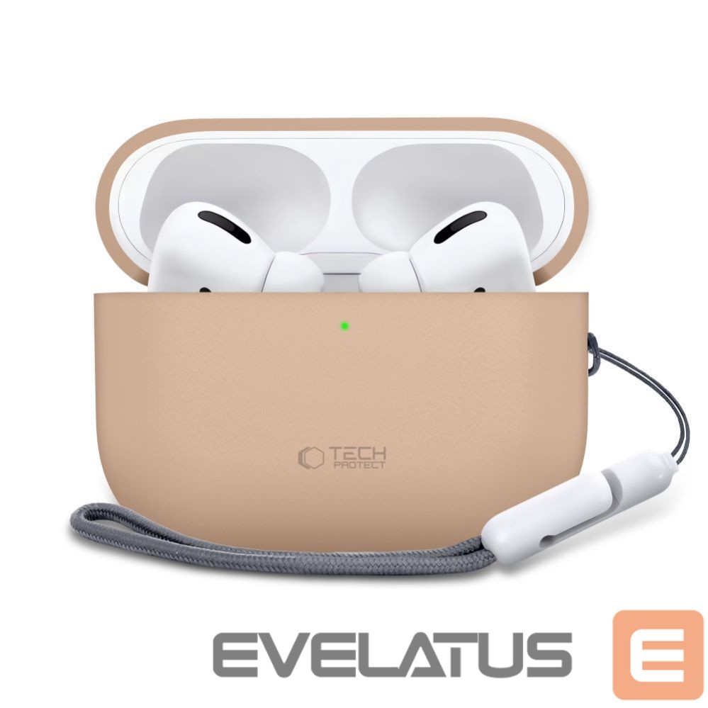 Other goods Tech-Protect Tech-Protect Silicone Case for AirPods Pro 3 - Beige