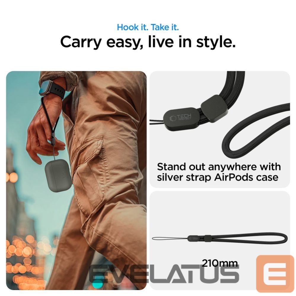 Other goods Tech-Protect Tech-Protect NaturalFit Case for AirPods Pro 3 - Green