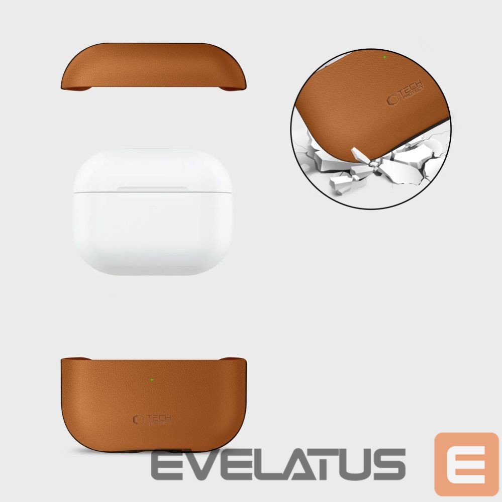Other goods Tech-Protect Tech-Protect NaturalFit Case for AirPods Pro 3 - Brown