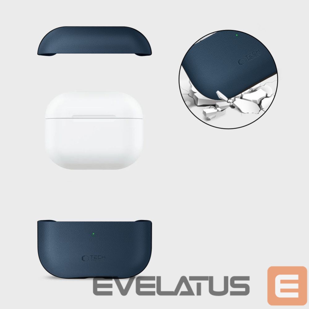 Other goods Tech-Protect Tech-Protect NaturalFit Case for AirPods Pro 3 - Navy Blue