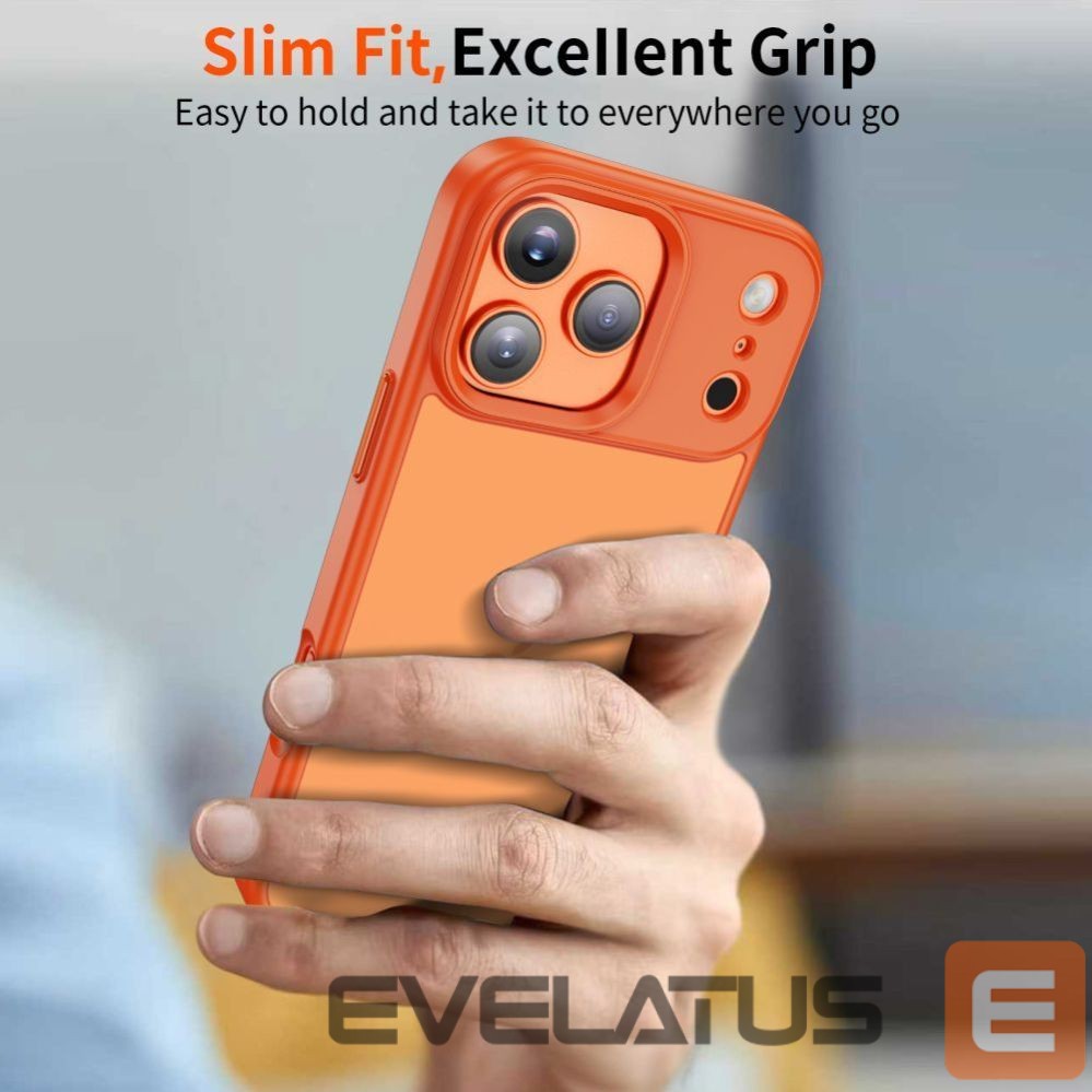 Other goods Tech-Protect Tech-Protect MagMat case for iPhone 17 Pro - orange and matte