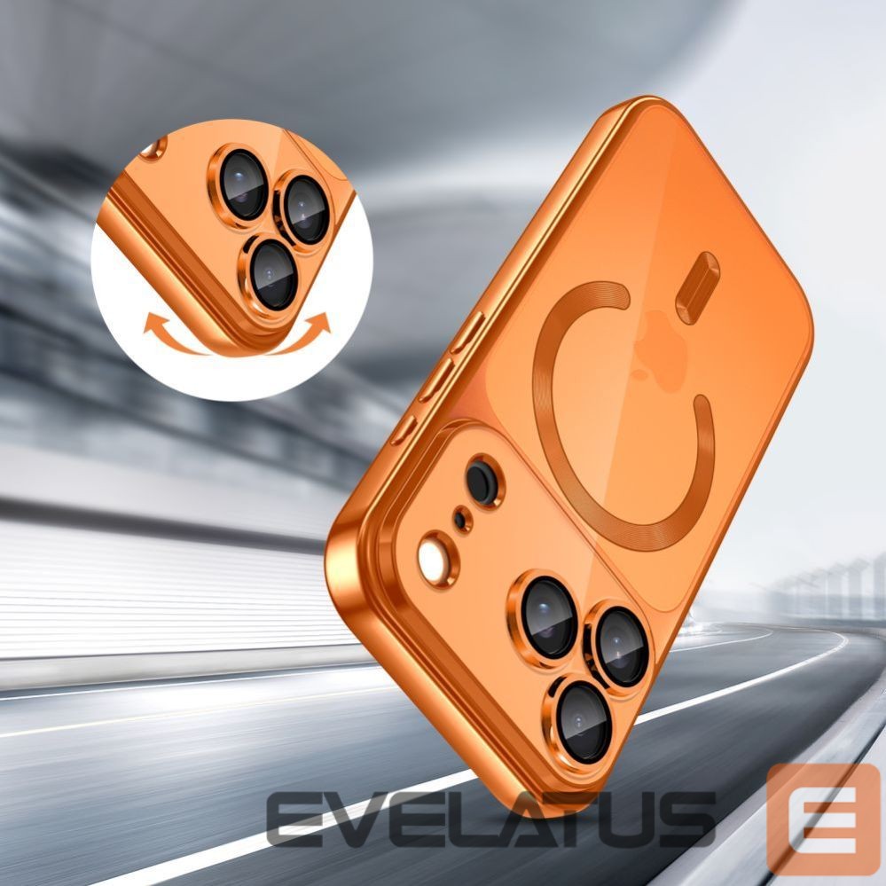Other goods Tech-Protect Tech-Protect MagFlex MagSafe Case for iPhone 17 Pro - Transparent Orange