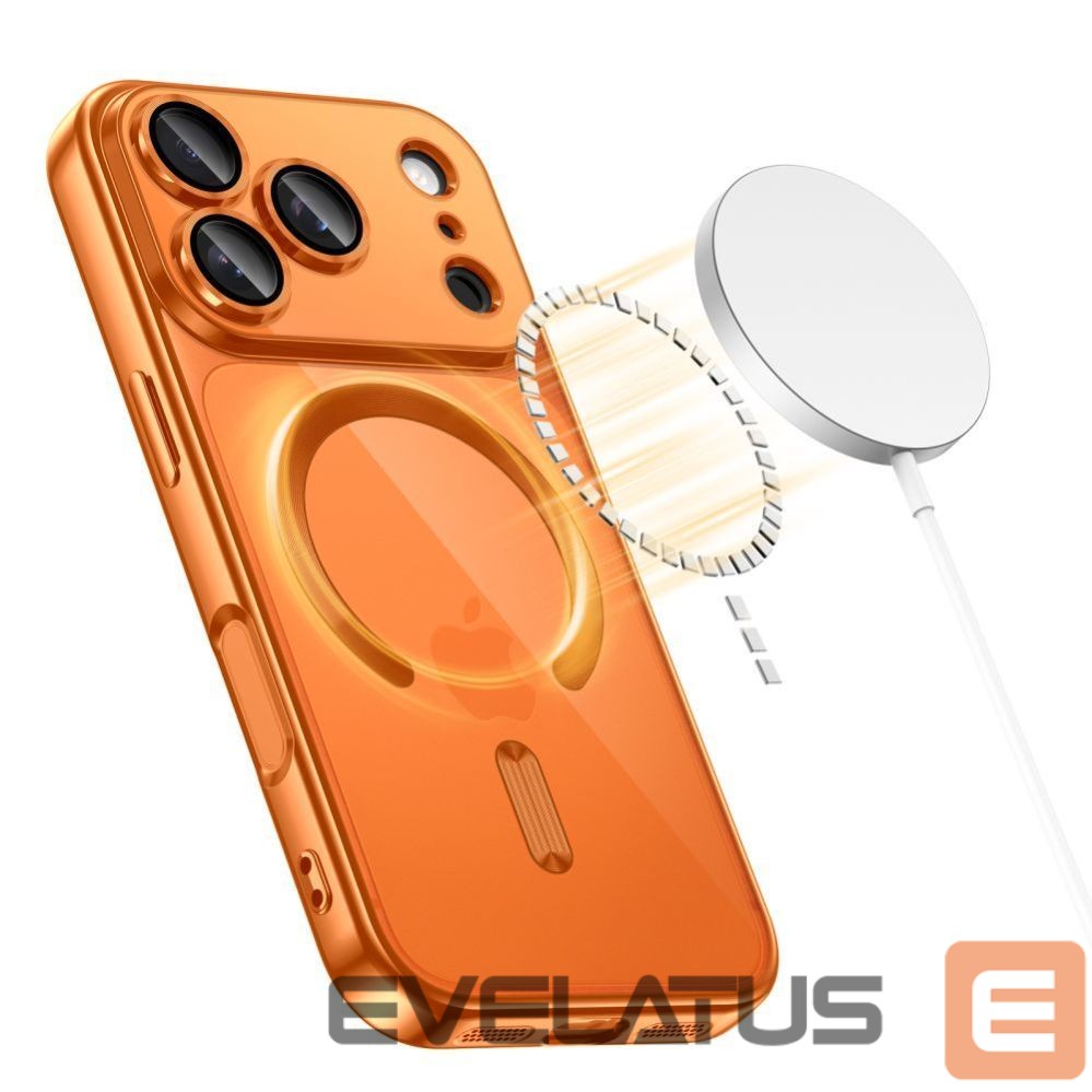 Other goods Tech-Protect Tech-Protect MagFlex MagSafe Case for iPhone 17 Pro - Transparent Orange
