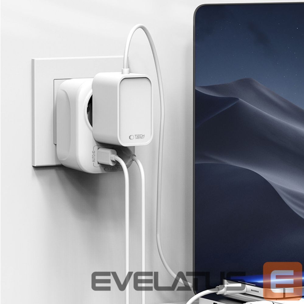 Other goods Tech-Protect Tech-Protect TA100 US Adapter - White