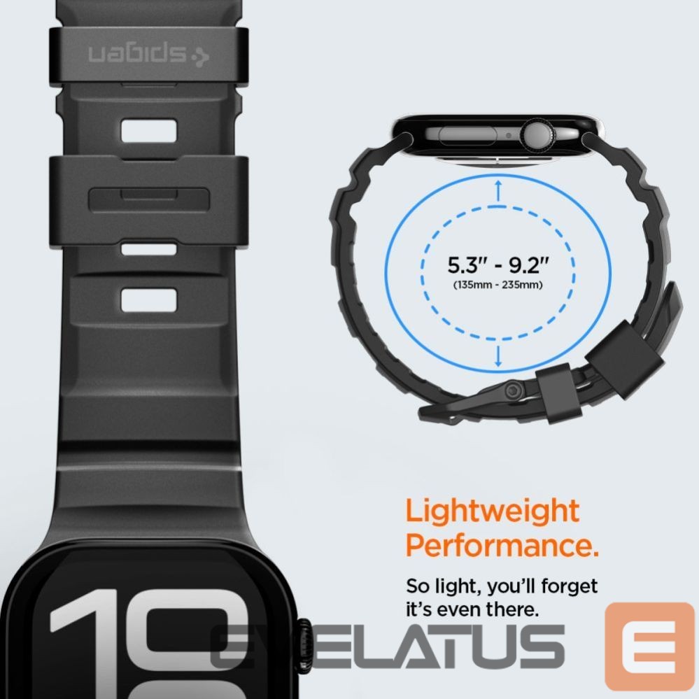 Other goods Spigen Spigen WBS2 Strap for Apple Watch 44 / 45 / 46 / 49 mm - Black