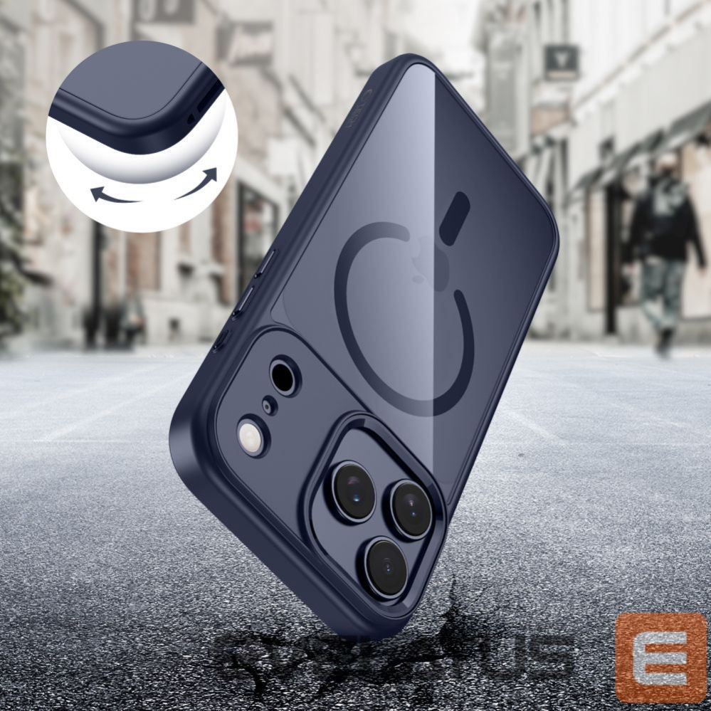 Other goods Tech-Protect Tech-Protect MagMat MagSafe Case for iPhone 17 Pro Max - Transparent - Navy Blue