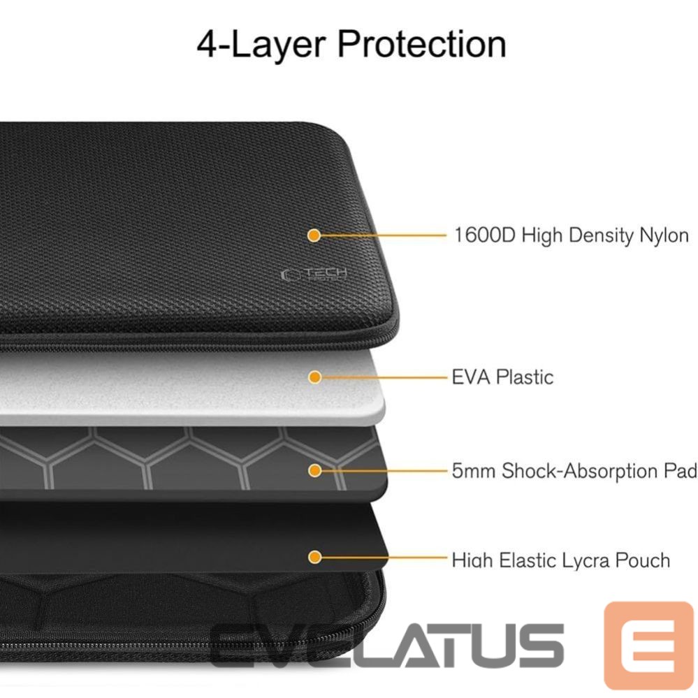 Other goods Tech-Protect Tech-Protect Hardpouch Case for 15-16 Laptop - Black