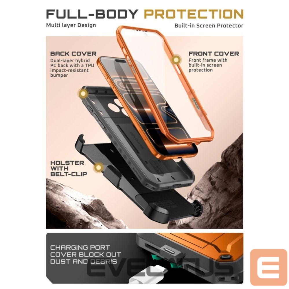 Other goods Supcase Supcase Unicorn Beetle Pro Case for iPhone 17 Pro Max - Orange