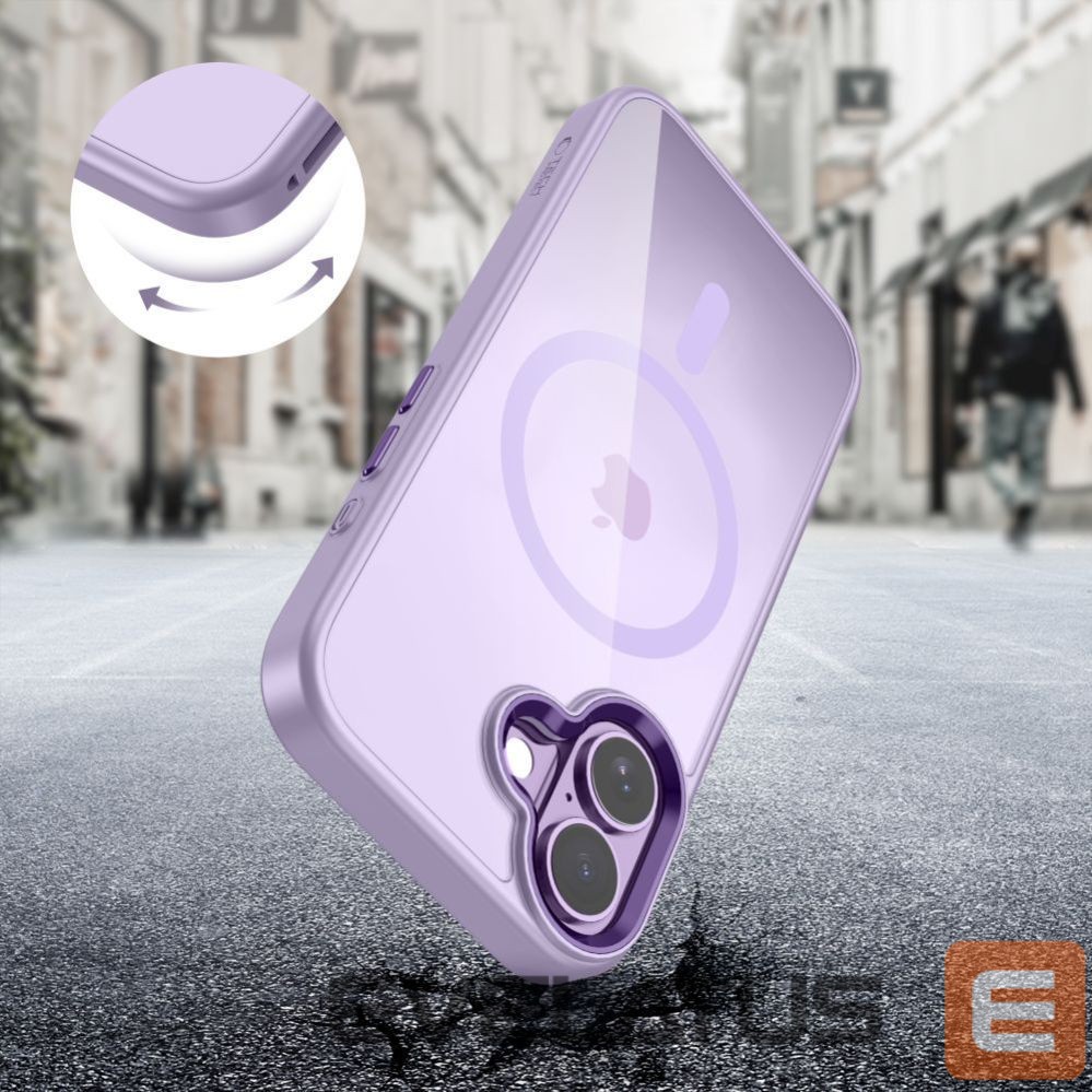 Other goods Tech-Protect Tech-Protect MagMat MagSafe Case for iPhone 17 - Transparent Purple