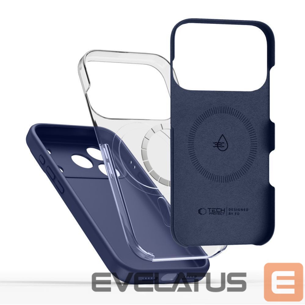 Other goods Tech-Protect Tech-Protect Silicone MagSafe Case for iPhone 17 Pro - Navy Blue