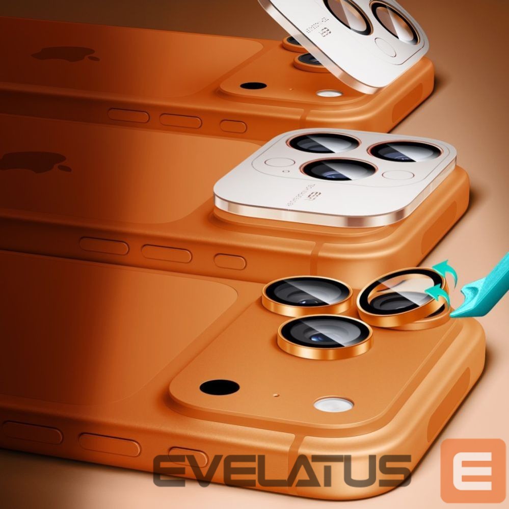 Other goods ESR ESR Armorite Camera Lens Glass for iPhone 17 Pro / Max / 15 Pro / Max / 16 Pro / Max / 17 Pro / Max - Orange