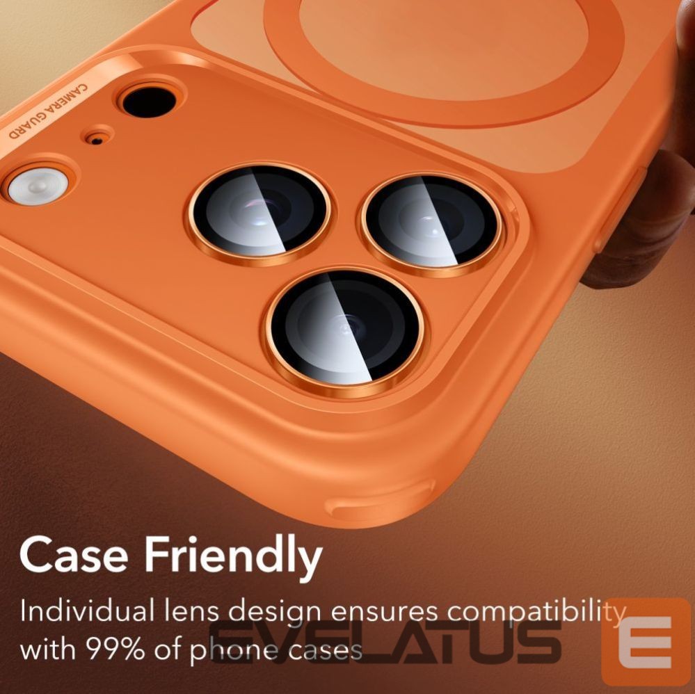 Other goods ESR ESR Armorite Camera Lens Glass for iPhone 17 Pro / Max / 15 Pro / Max / 16 Pro / Max / 17 Pro / Max - Orange